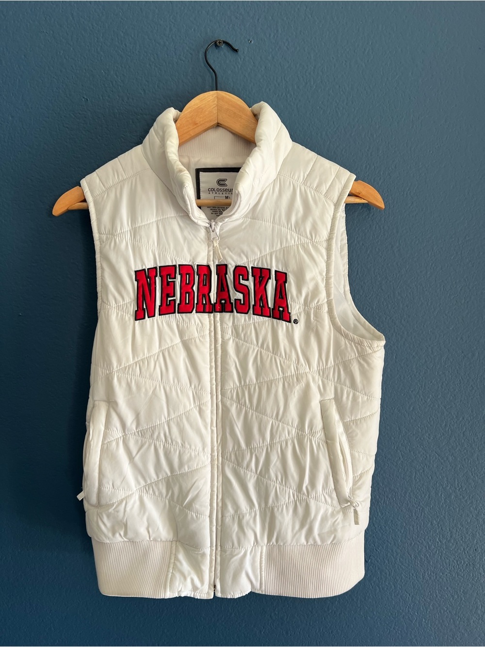 Nebraska Husker Quilted Sleeveless Puffer Vest